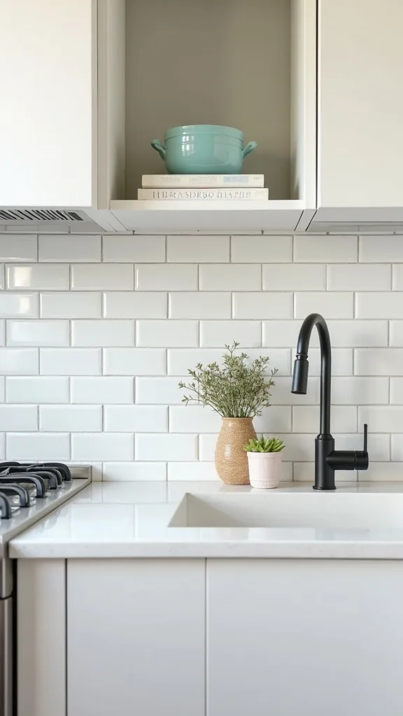 What’s the best budget backsplash idea for a tiny kitchen wall?