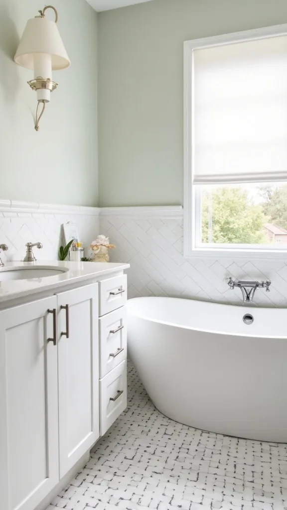 How do you protect a painted backsplash from grease and splashes?