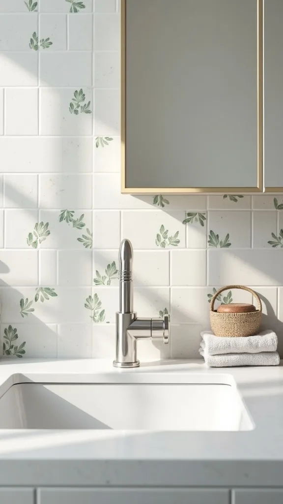Can you mix real tile with budget materials and still look modern?