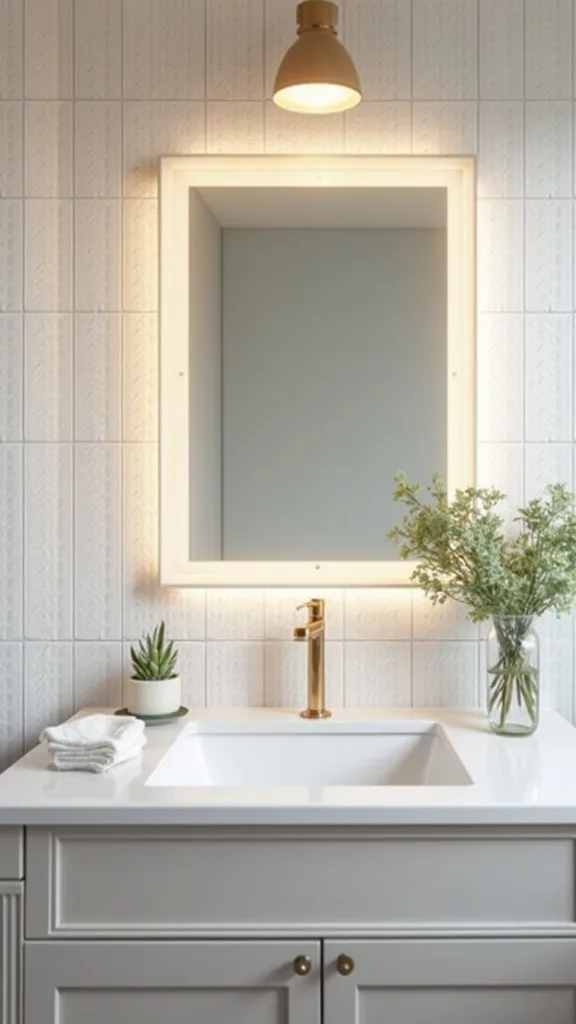 What backsplash idea works best if your wall is slightly textured?
