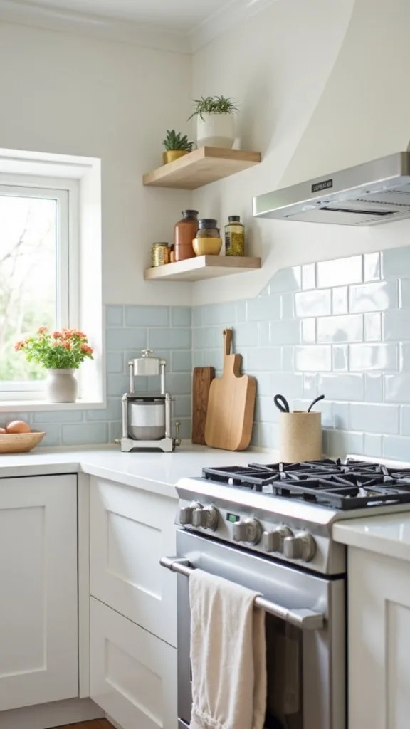 How do you do a budget backsplash behind a stove safely?