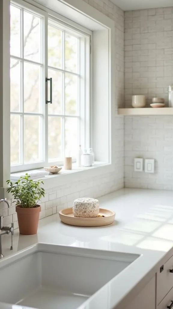 What backsplash idea hides uneven walls or old stains the fastest?