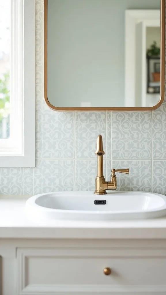 Can you get a modern glass tile backsplash look on a tight budget?