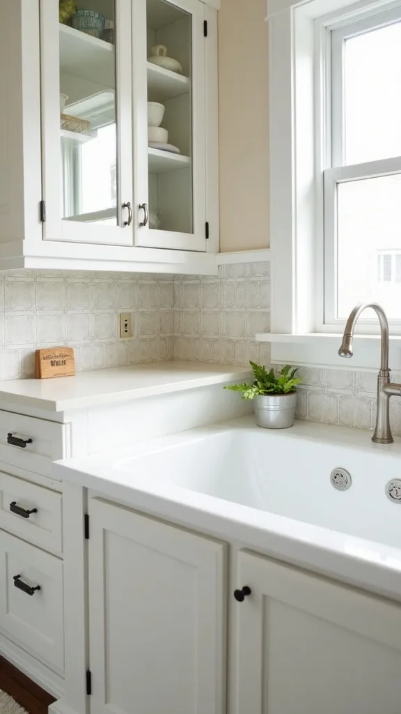 How do you do a painted arch or color-block backsplash without it looking childish?