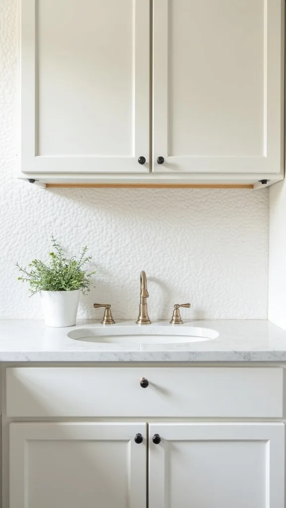 What’s a modern way to do a faux terrazzo backsplash with paint?
