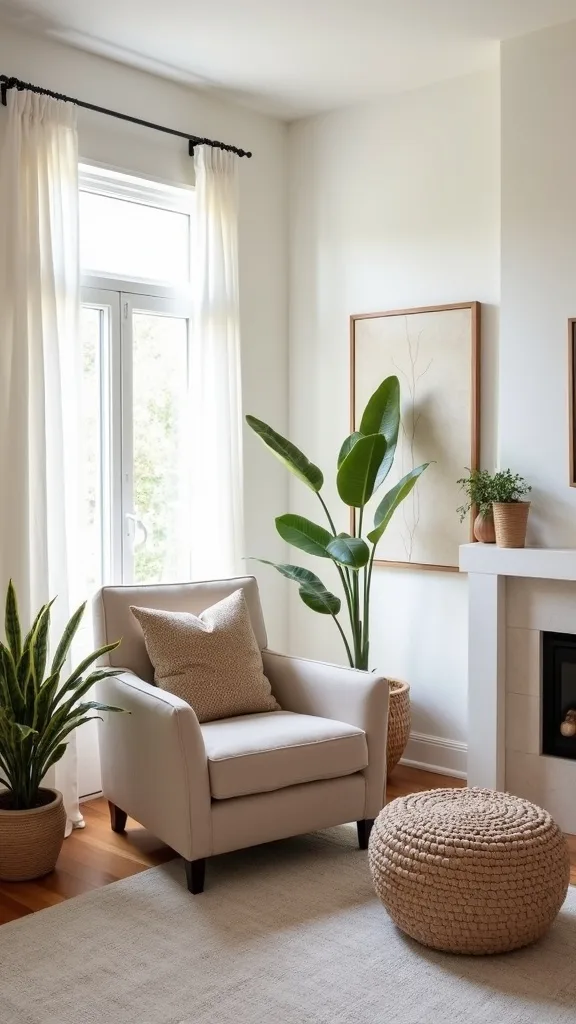 How do I make a thrifted armchair feel clean and current?