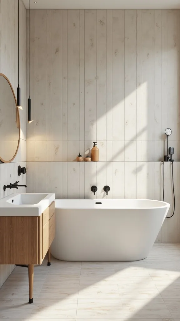Which textiles make a small bathroom feel like a spa on a budget?