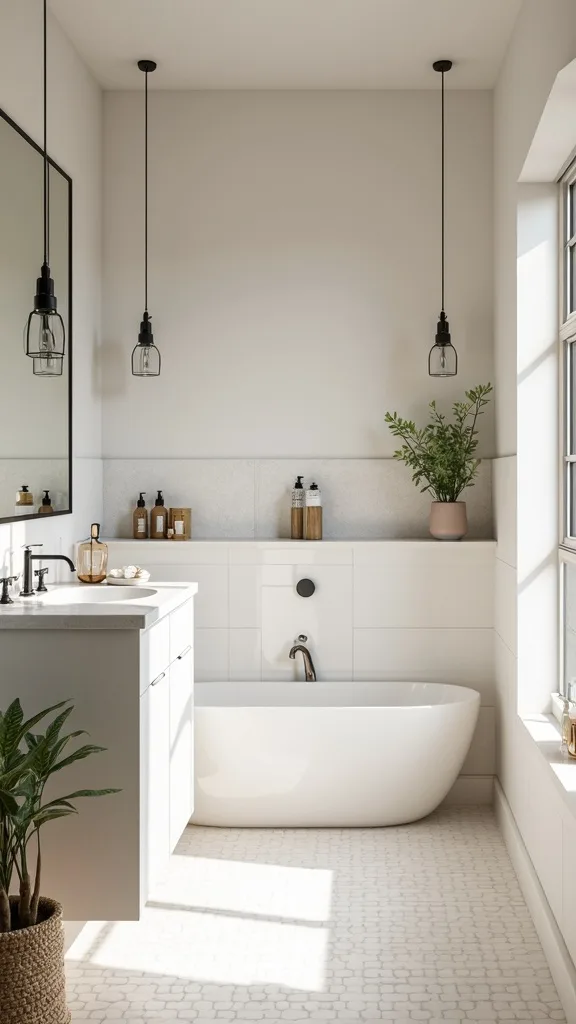 How do I create a “tile moment” without retiling the whole bathroom?