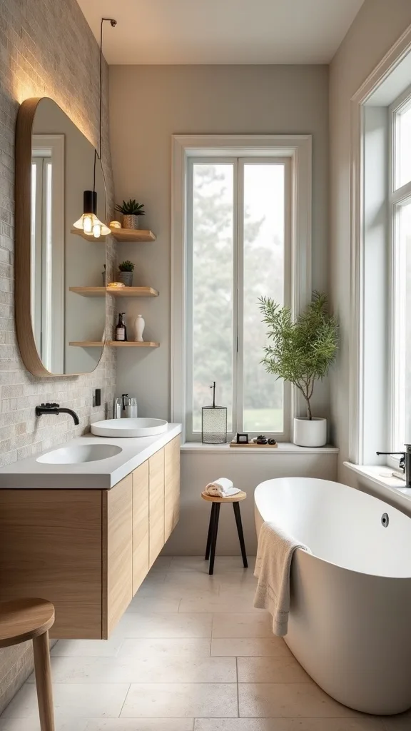 What’s the cheapest way to make bathroom walls look high-end?