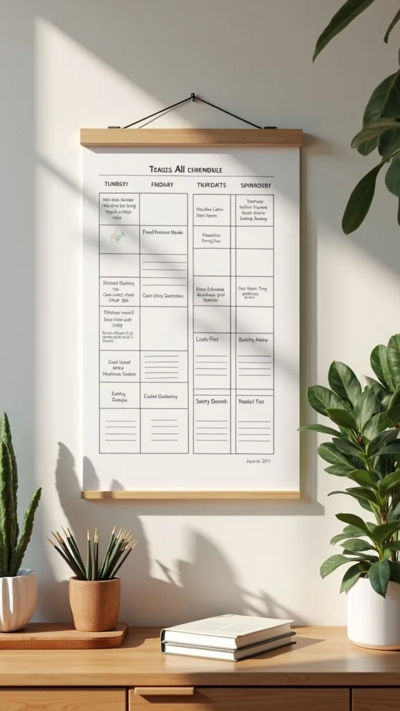 Daily Schedule Board That Cuts Down on Repeat Questions