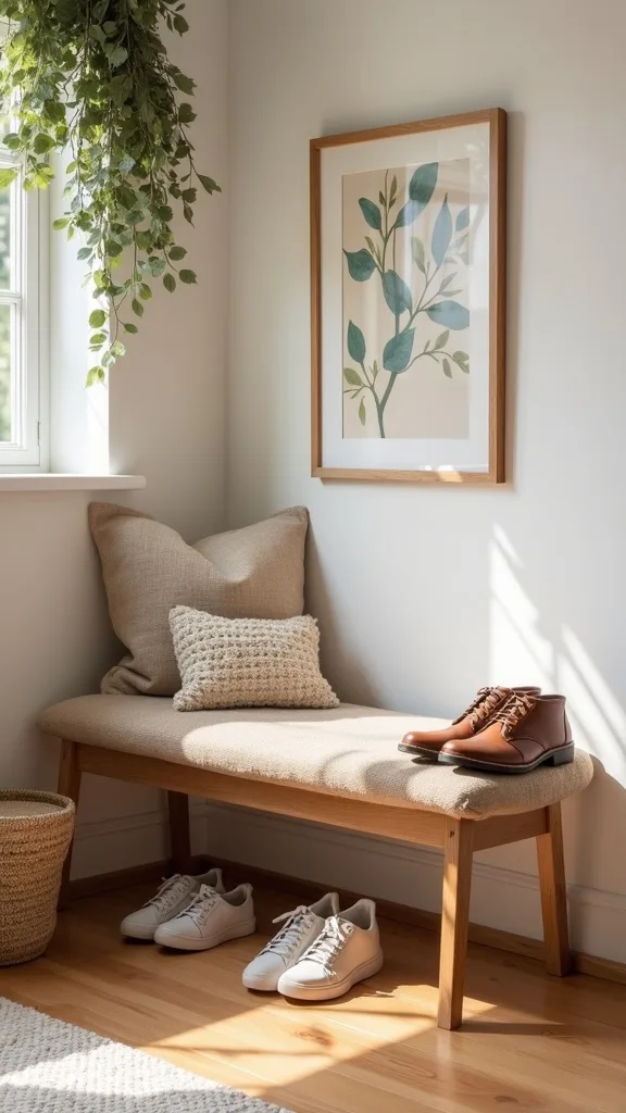 A Bench With Shoe Limits (Because Shoes Multiply Overnight)