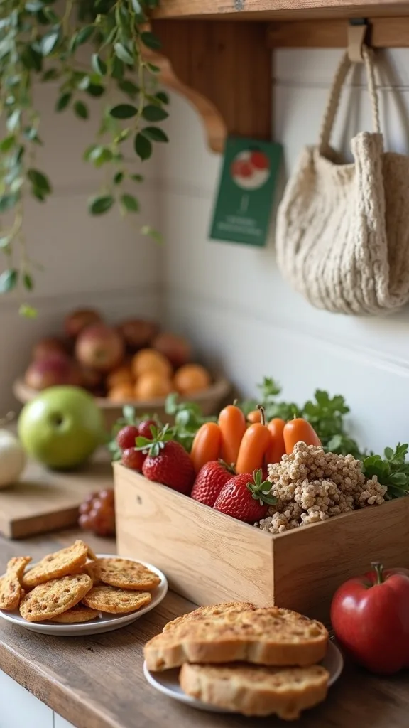 A “No-Prep” Snack Bin for the Truly Wild Mornings
