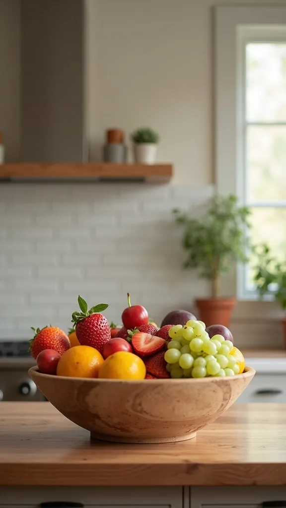 A Countertop Fruit Bowl That’s Actually for Lunch