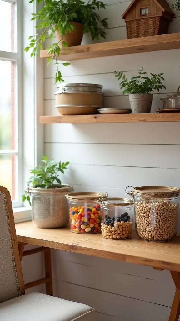 Snack Bins by Time, Not Type (AM vs PM)
