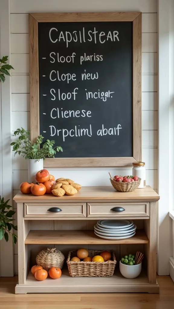 A Mini Chalkboard Menu That Prevents Decision Fatigue