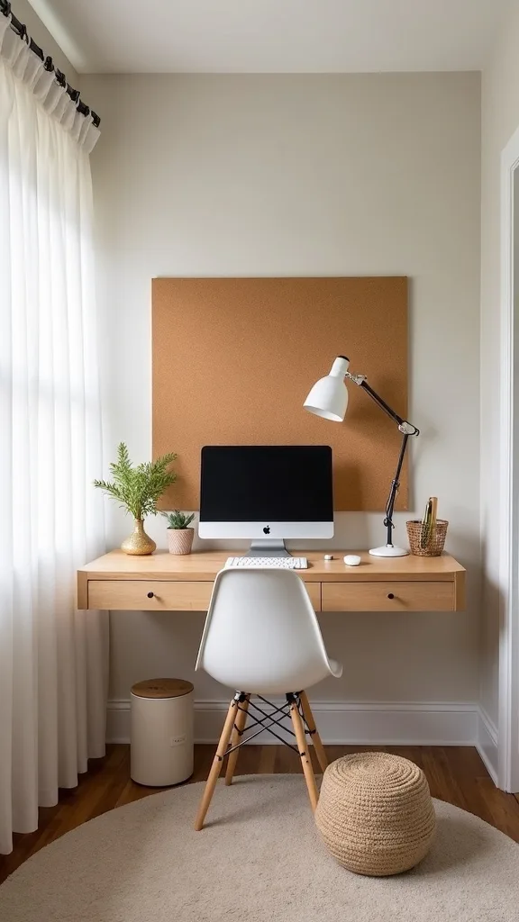 Build the $150 Floating-Desk Study Wall (Desk + Cork Board + Lamp + Caddy)