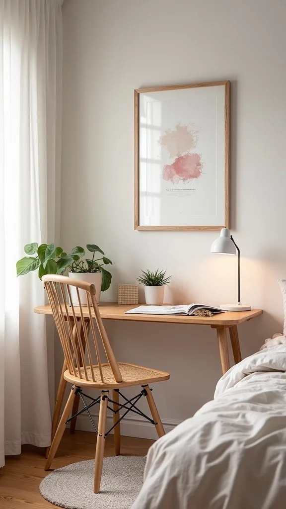 How Do You Make the Desk Area Feel Like Part of the Bedroom Style?