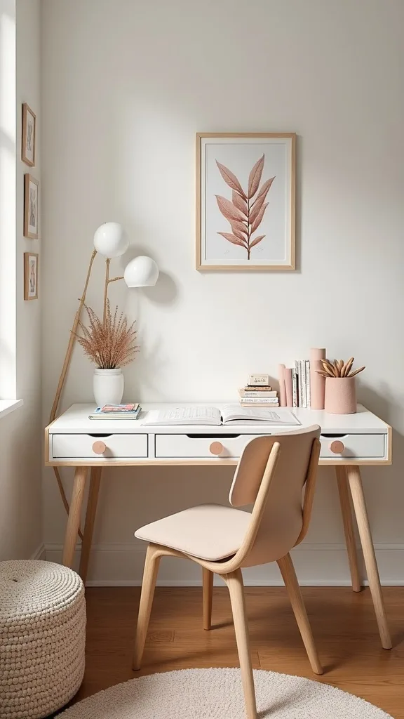 How Do You Make a Small Desk Work for Art, Not Just Homework?