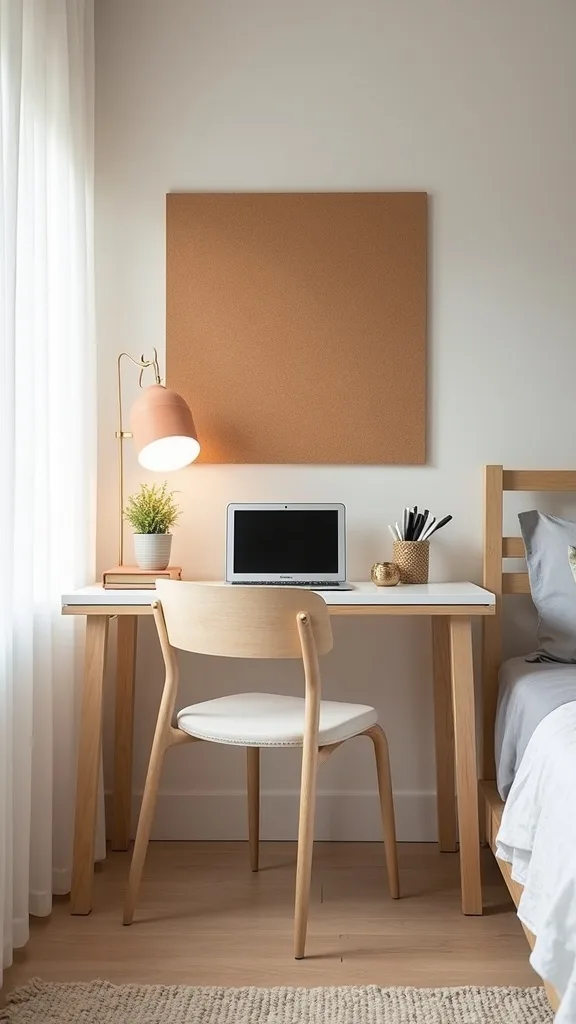What’s a Budget-Friendly Alternative to a Cork Board and Floating Desk?