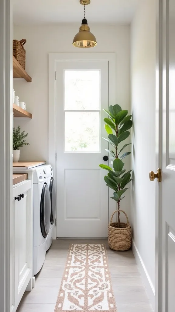 Add a Peel-and-Stick Floor Runner (Laundry, Mudroom, Hall)