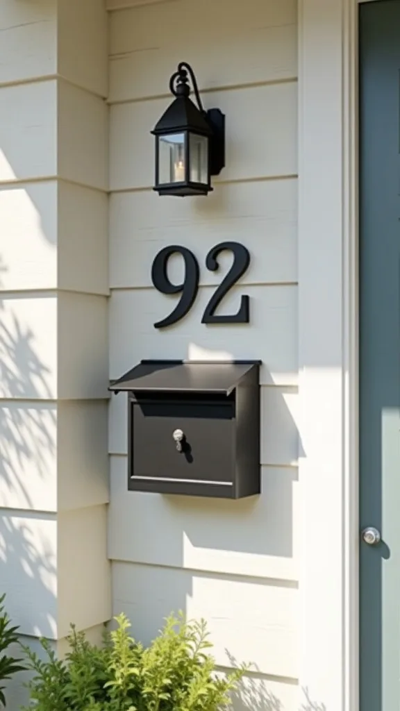 Update House Numbers and Mailbox (The $20 Curb Appeal Flex)