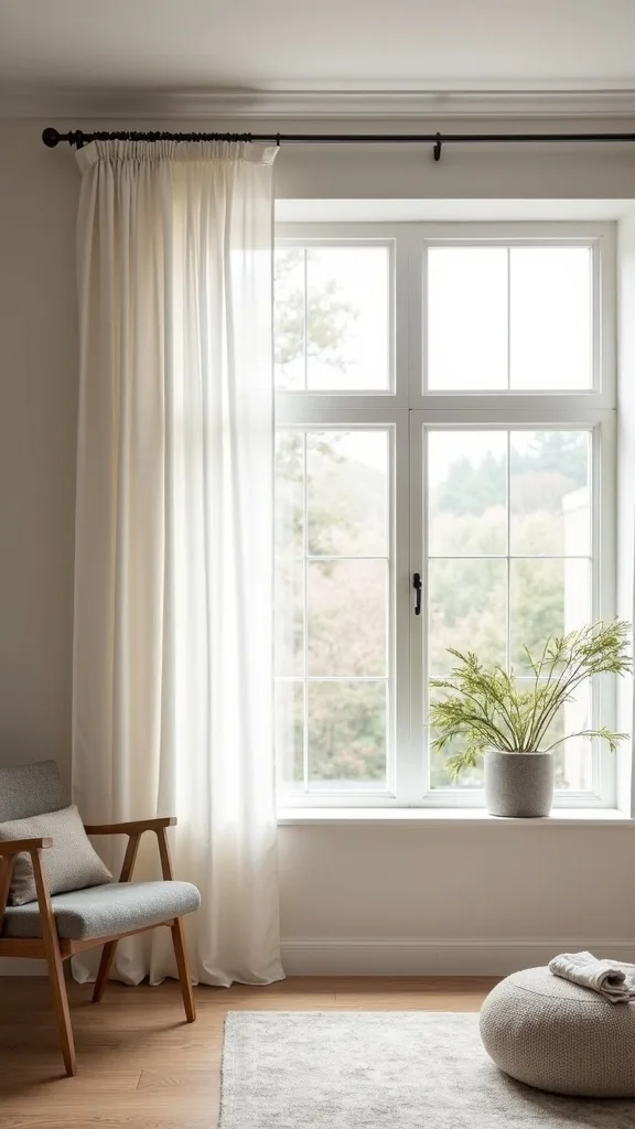 Curtains High and Wide (The “Bigger Windows” Optical Trick)