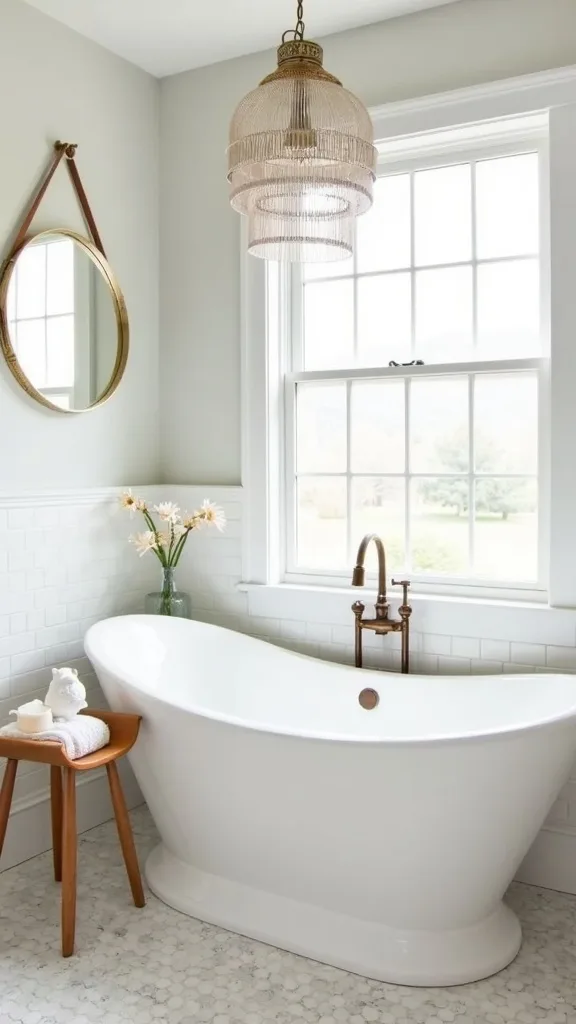 How do you make a builder-grade tub surround feel intentional?