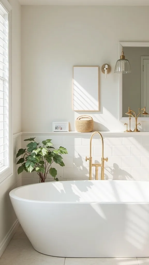 How do you add storage without making the bathroom feel crowded?