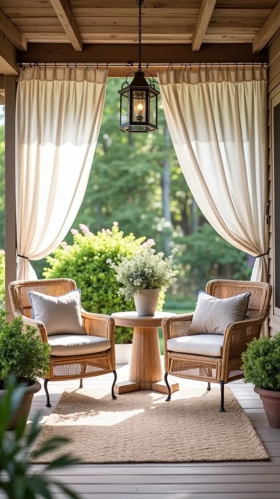 How Can I Use Outdoor Curtains Without Them Looking Flimsy?