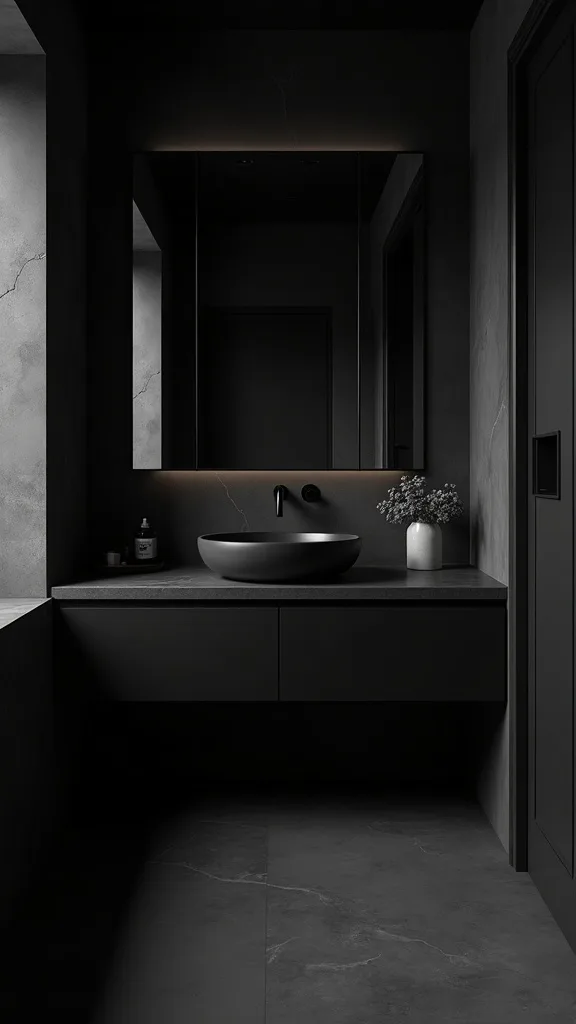 How do you nail the matte black + charcoal hex + plum + obsidian look without remodeling?