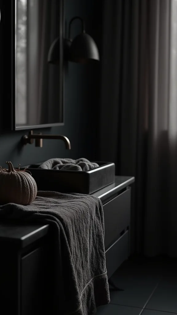 Which towels look right in a dark bathroom (and don’t show every lint speck)?