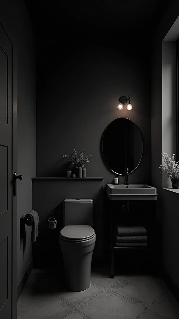 How can I do a Halloween bathroom aesthetic that looks classy, not kid-party?