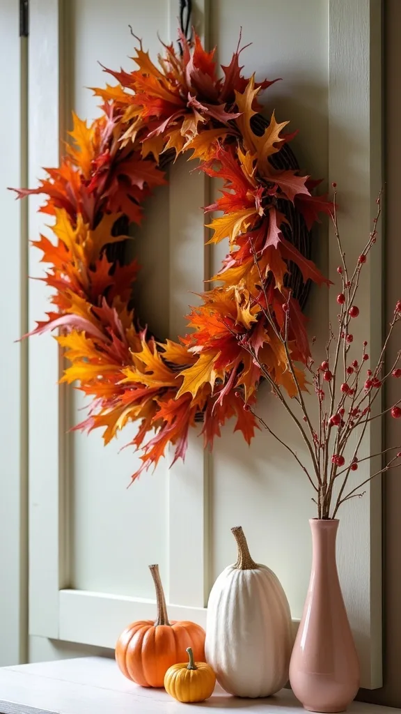 How Do You Make a Fall Wreath That Won’t Shed All Over the Floor?