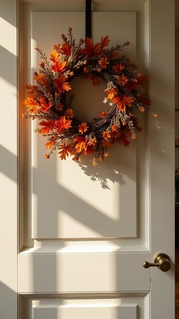 How Do You Hang a Heavy Fall Door Wreath Without Damaging the Door?