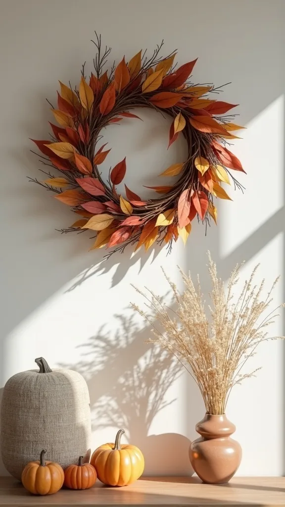 Living Room Tie-In: How to Style Your Entry View So the Wreath Feels Intentional