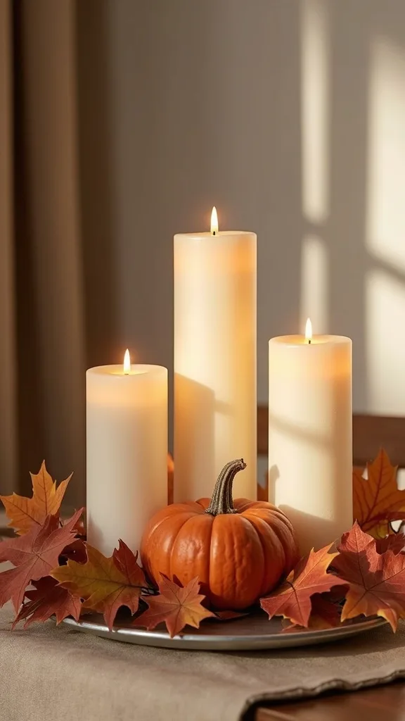How do you choose candle heights so the arrangement doesn’t look flat?