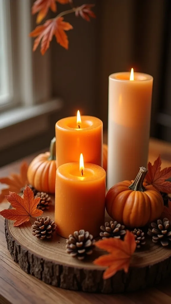 How do you keep pets and kids safe around a Halloween candle display?