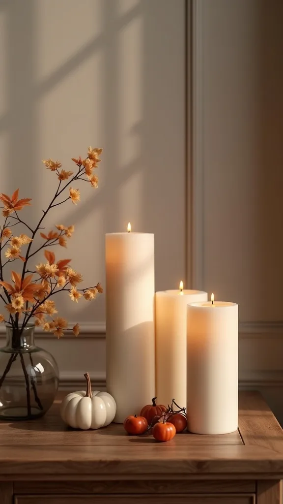 How do you make candles feel like decor (not just a fire hazard)?