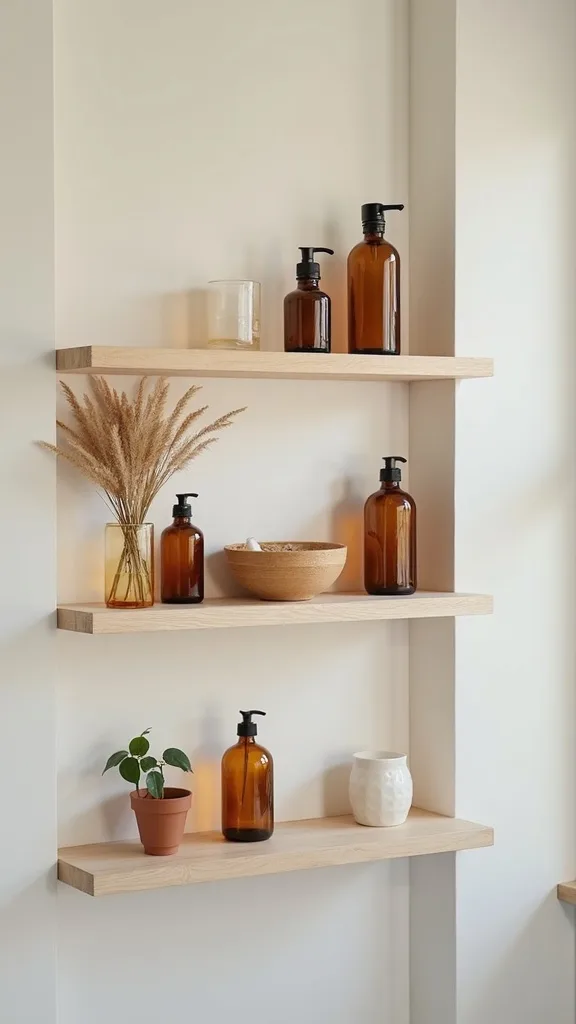 How do you style with amber glass bottles so it doesn’t look like a bar cart?