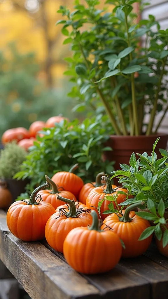 How Can a Small Space Patio or Balcony Still Do a Fall Harvest Setup?