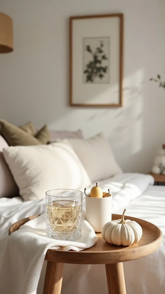 How do you create a bedside water setup that won’t spill everywhere?