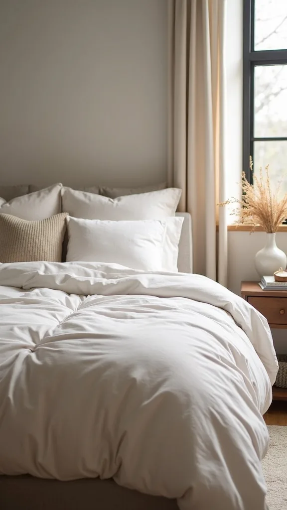 How do you choose fall bedding that won’t overheat guests at night?