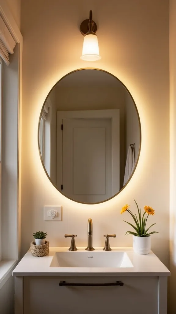 What lighting makes a guest room feel warm without being dim?