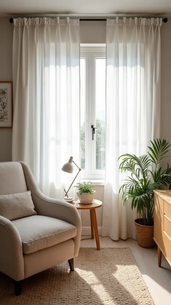 How do I choose curtains that instantly make the room look taller?