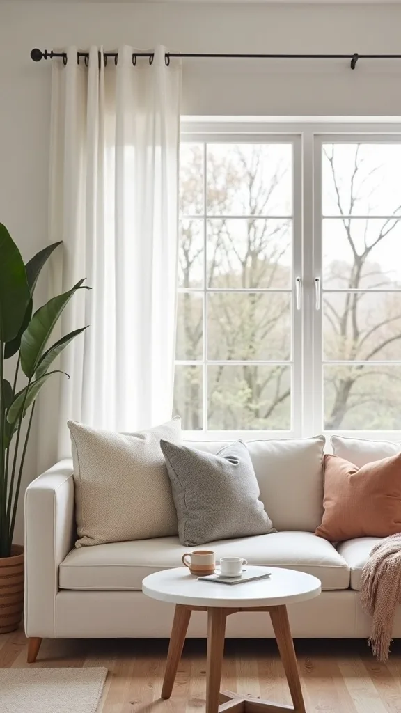 How do I pick throw pillows that feel modern, not messy?