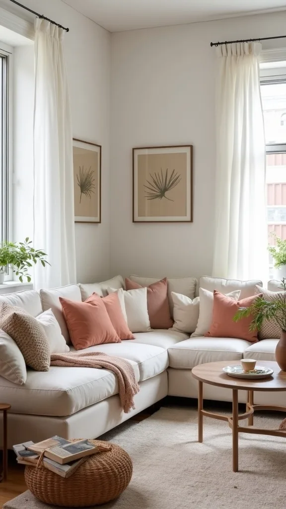 How can I make a small living room feel modern without buying more furniture?