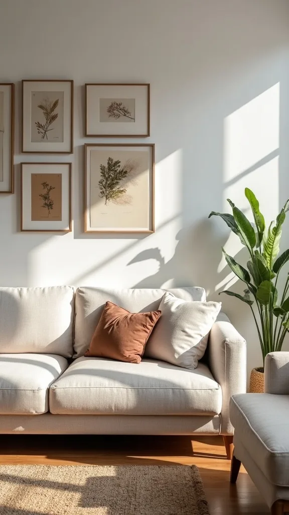 How do I thrift for modern living room decor without it looking random?