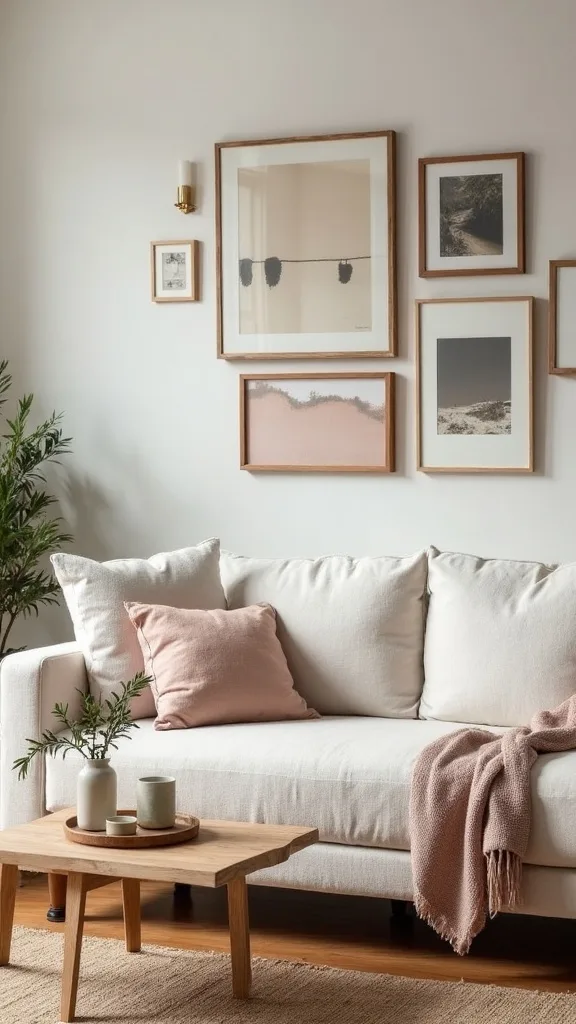 How do I upcycle old frames into a cohesive gallery wall for cheap?