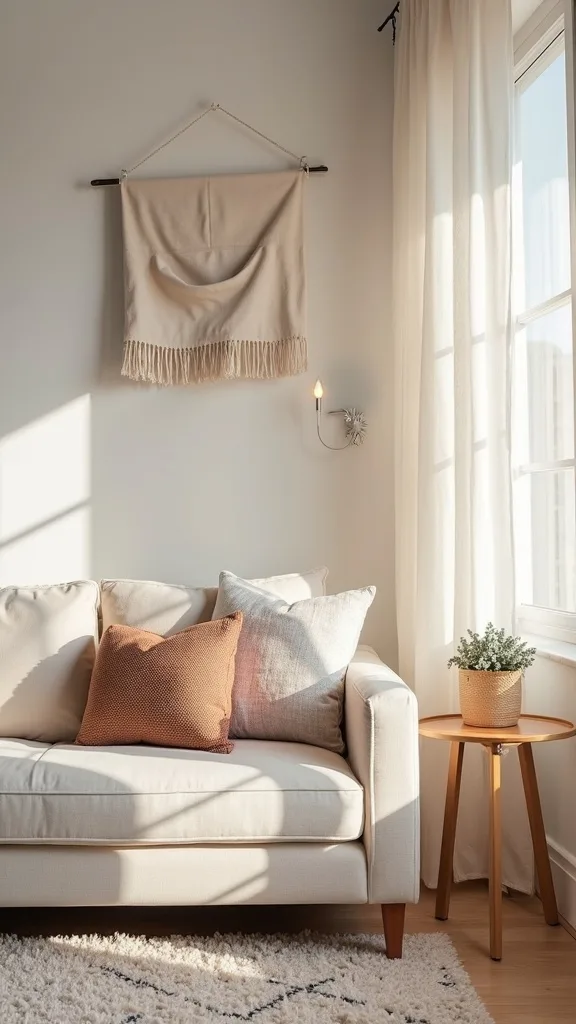 What’s a renter-friendly way to add texture to plain walls?