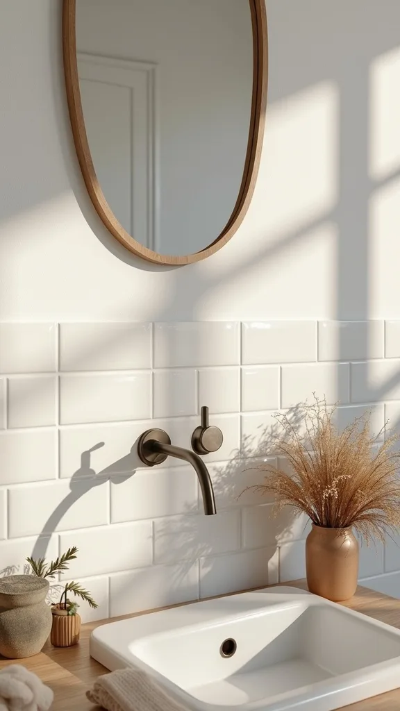 What’s an easy upcycled accent I can make from scrap wood or leftover tile?